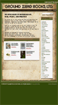 Mobile Screenshot of groundzerobooksltd.com