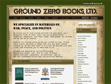 Tablet Screenshot of groundzerobooksltd.com